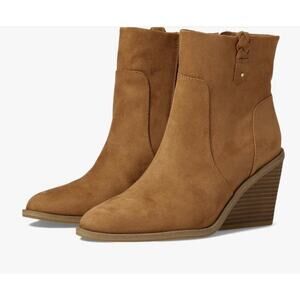 Dr Scholls Women's Mirage Chip Brown Wedge Boot